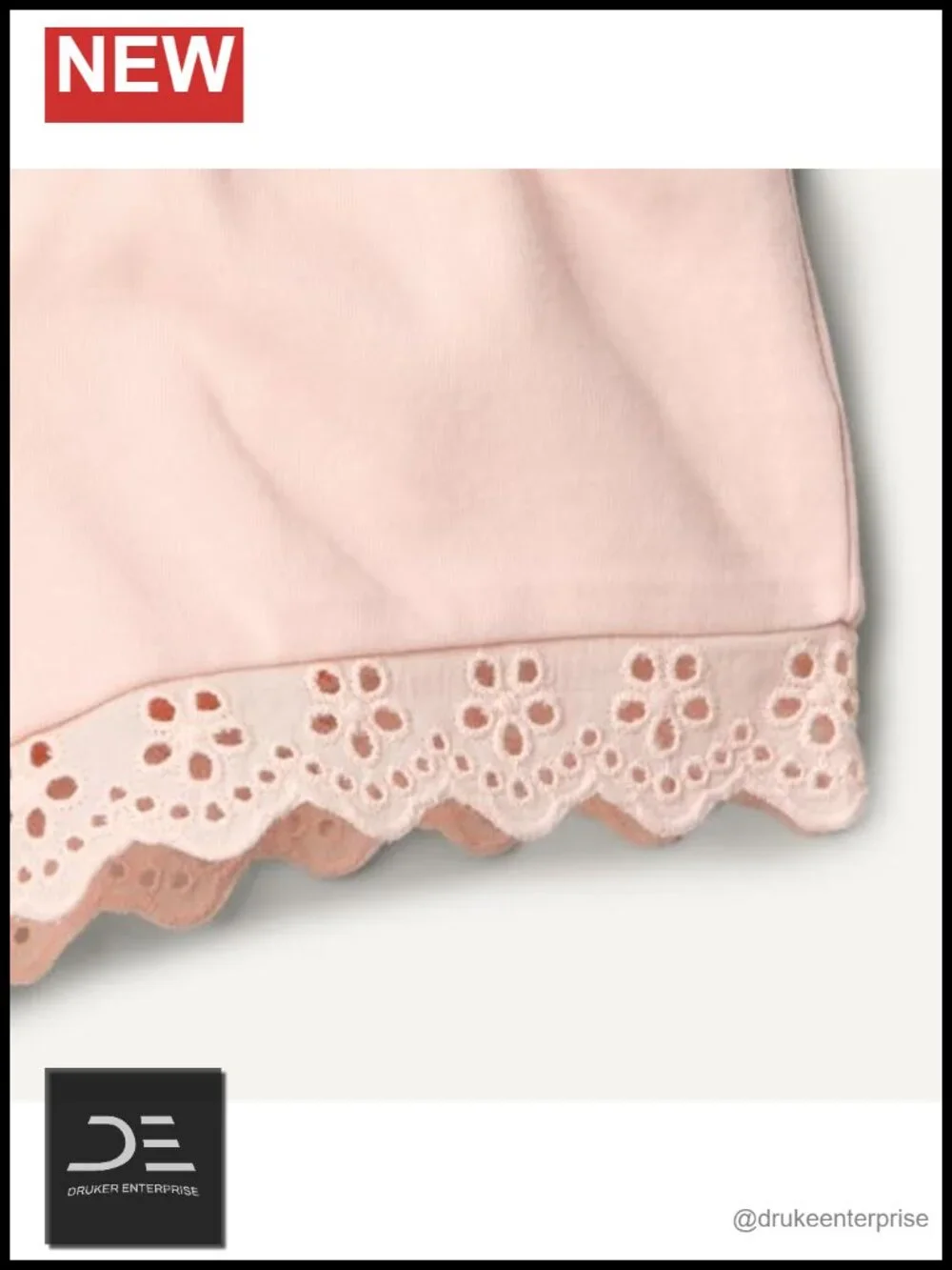 Baby Girls Cotton Eyelet Top & Shorts Play Set, 2pc